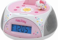 Hello Kitty iPod docking station / stereo clock