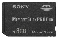8GB Memory Stick PRO Duo, MSX-M8GS