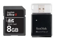 SanDisk 8GB Ultra II SDHC Card