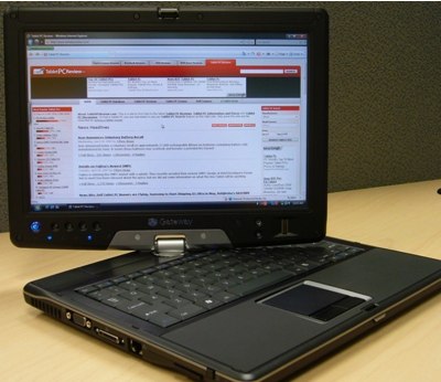 Notebook Review has a review on the Gateway C120X Tablet PC.