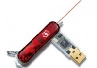 SwissMemory Pocket Knife with Laser