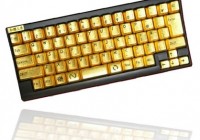 Wazakura Koubou Gold Plated Keyboard