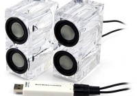 Crystal USB Speakers