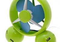 USB Desk Fan is also a 4 Port hub