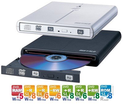 buffalo-dvsm-p58u2b-portable-dvd-supermulti-burner Buffalo DVSM-P58U2/B Portable DVD SuperMulti Burner