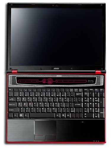 MSI GX630 gaming notebook