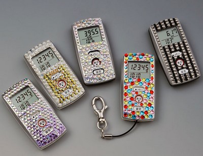 The FB-720-ZT pedometer is covered by crystals and there are different The FB-720-ZT pedometer is covered by crystals and there are different