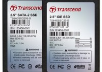 Transcend 64GB 2.5-inch SATA and IDE SSDs