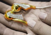 Casa Gi Diamond-encrusted Earphones