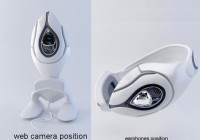 Headphones Webcam Combo Concept