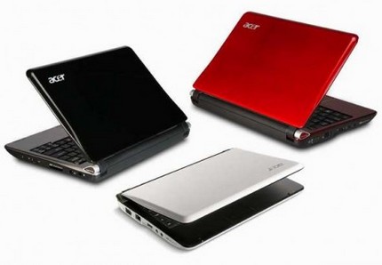 acer 10 inch aspire one netbook