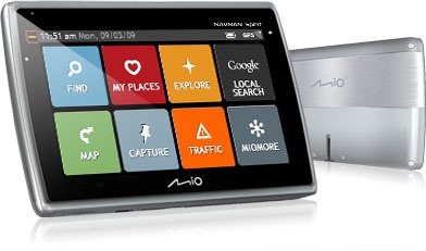 Mio Navman Spirit Flat GPS Navigation Device Mio Navman Spirit Flat GPS Navigation Device