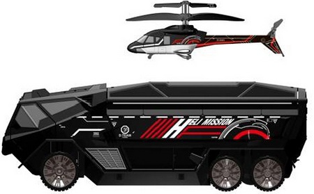 mini rc helicopter with lights
 on ... Heli-Mission SWAT Truck RC Car with an RC Helicopter | iTech News Net