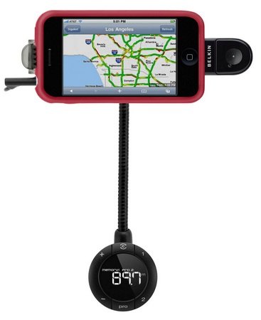 Belkin TuneBase FM and TuneBase Direct iPhone car hands-free