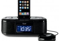 iLuv iMM153 iPod Dock Alarm Clock with Bed Shaker