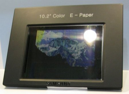 Samsung Color E-Paper Display is Video-capable Samsung Color E-Paper Display is Video-capable