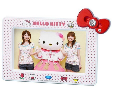 Sanrio Hello Kitty Digital Photo Frames White