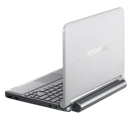 Toshiba NB205 Netbook White back Toshiba NB205 Netbook White back
