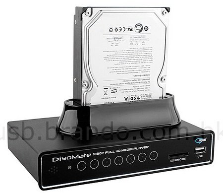 DiyoMate P5000 HD Media Player Docking Station at $199