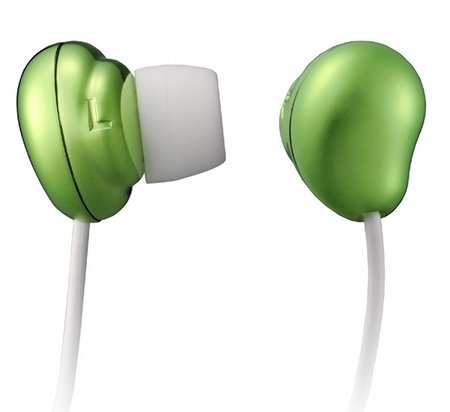 Hitachi Maxell HP-CN12 Bean-shaped Canal Earphones Hitachi Maxell HP-CN12 Bean-shaped Canal Earphones