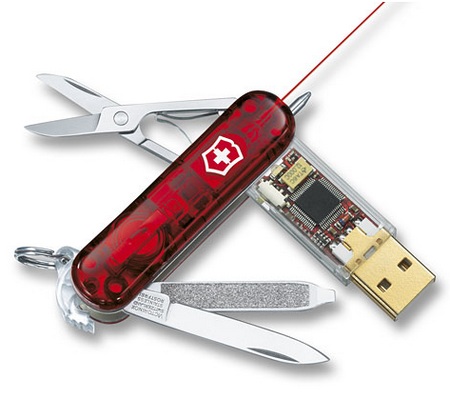 Victorinox SwissFlash 16 GB USB Drive Laser Pointer