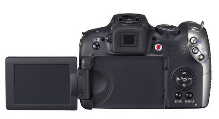 Canon PowerShot SX20 IS 20x Zoom Camera Back Canon PowerShot SX20 IS 20x zoom camera back