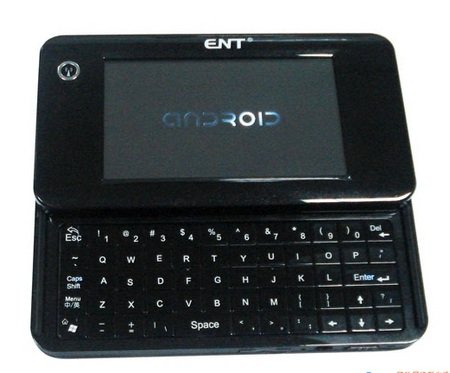Eston ET-M43A MID runs Android starting screen