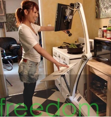Iropod PC-  Interactive Robotic Pod Computer kitchen