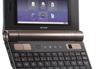 Sharp NetWalker PC-Z1 smartbook open