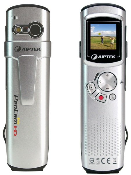 Aiptek PenCam HD Trio Pen-like 720p Camcorder silver
