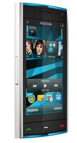 nokia x6 blue colour. Nokia X6 Touchscreen Phone