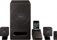 Sony SRS-GD50iP PC Speaker System with iPod iPhone Dock front