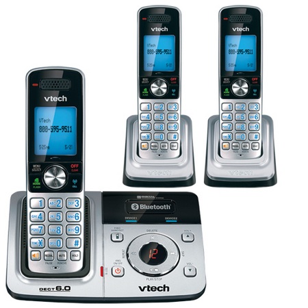 Battery Phone on Vtech Ds6321 3 Cordless Phone With Bluetooth   Itech News Net