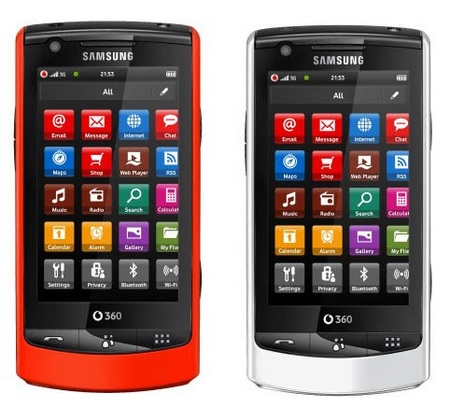 Samsung on Vodafone 360 And Samsung H1 And M1 Touchscreen Phones   Itech News Net