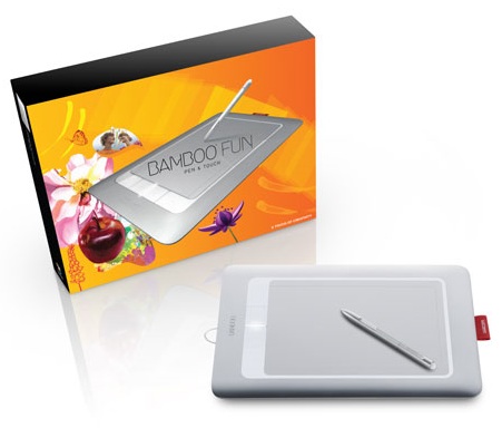 Wacom Bamboo Fun multitouch tablet package