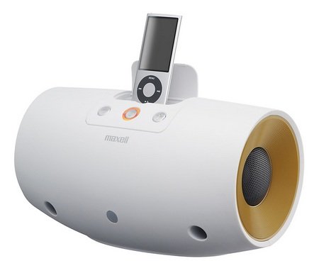 Maxell MXSP-D240 iPod Speaker white Maxell MXSP-D240 iPod Speaker white