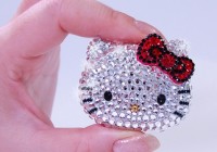 iRiver Hello Kitty Music Player CRYSTAL Model on hand