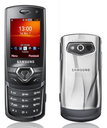 Samsung Shark 2 S5550 slider phone Samsung Shark 2 S5550 slider phone