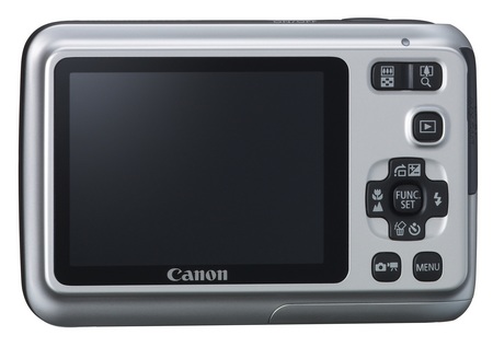 Canon PowerShot A495 entry-level digicam back Canon PowerShot A495 entry-level digicam back