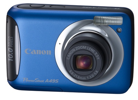 Canon PowerShot A495 entry-level digicam blue Canon PowerShot A495 entry-level digicam blue