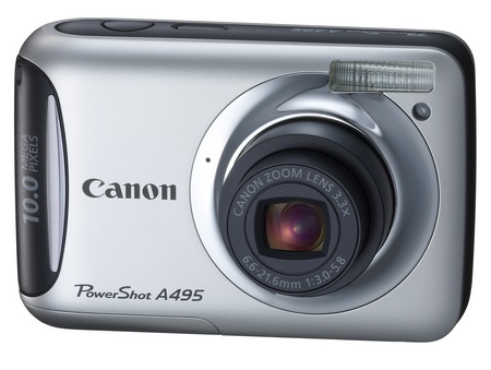 Canon PowerShot A495 entry-level digicam silver Canon PowerShot A495 entry-level digicam silver