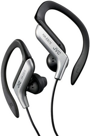 JVC HA-EB75 Ear Clip Headphones silver