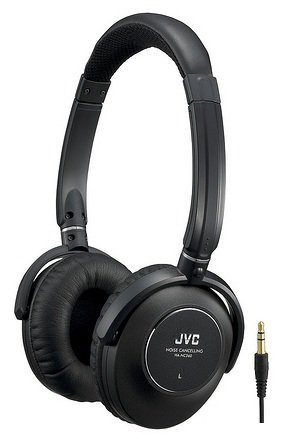JVC HA-NC260 Noise-Canceling Headphones with fold-flat design JVC HA-NC260 Noise-Canceling Headphones with fold-flat design
