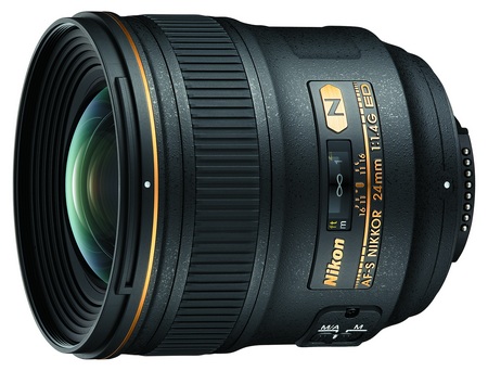 Nikon AF-S NIKKOR 24mm f-1.4G ED lens Nikon AF-S NIKKOR 24mm f-1.4G ED lens