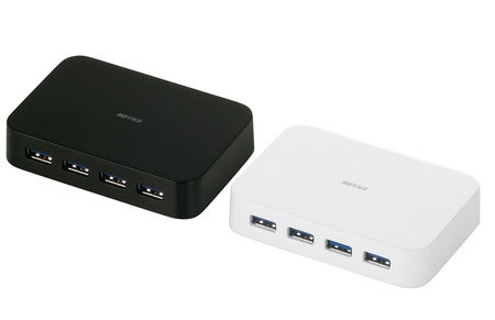 The hub supports USB 3.0 with