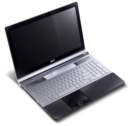 Acer Aspire Ethos 8943G and 5943G Notebooks front Acer Aspire Ethos 8943G and 5943G Notebooks front