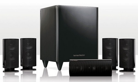Harman Kardon HKTS 20BQ 5.1-Ch Home Theater Speaker System Harman Kardon HKTS 20BQ 5.1-Ch Home Theater Speaker System