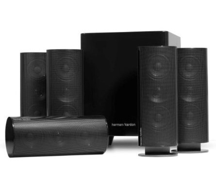 Harman Kardon HKTS 30BQ 5.1-Ch Home Theater Speaker System Harman Kardon HKTS 30BQ 5.1-Ch Home Theater Speaker System
