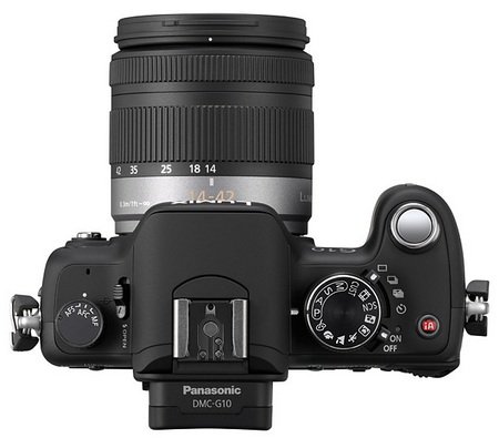 Panasonic Lumix DMC-G10 Micro Four Thirds Camera top Panasonic Lumix DMC-G10 Micro Four Thirds Camera top