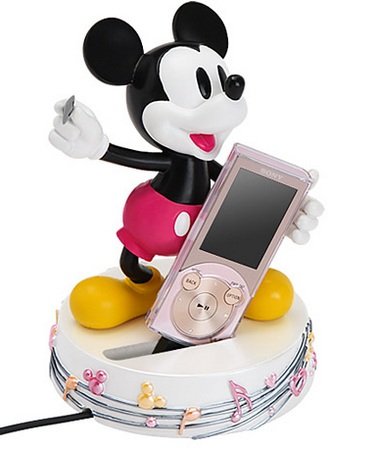 Sony Walkman NW-S740 and NW-S640 Mickey Mouse stand Sony Walkman NW-S740 and NW-S640 Mickey Mouse stand